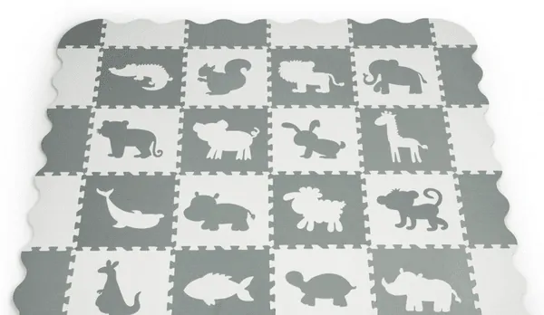 Eco Toys Pěnové puzzle na zem s mantinely - 151x151 cm