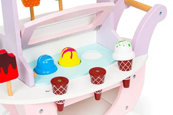 Eco Toys Didaktické chodítko - Zmrzlinový stánek
