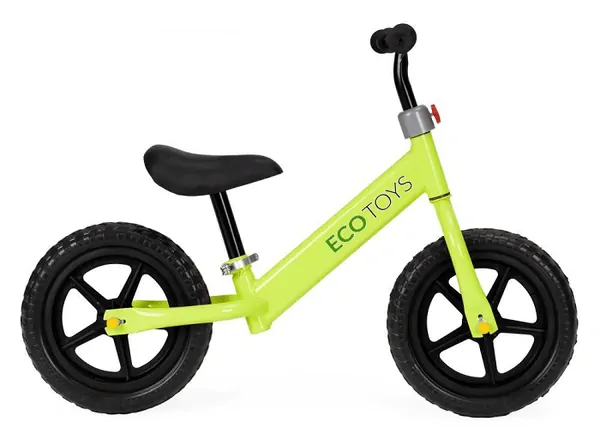 Eco Toys Dětské odrážedlo s nastavitelnou výškou sedadla - zelené