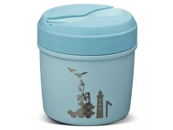 Carl Oscar Termoska na jídlo TEMP LunchJar Spirit 0,5 l - Blue/Flow