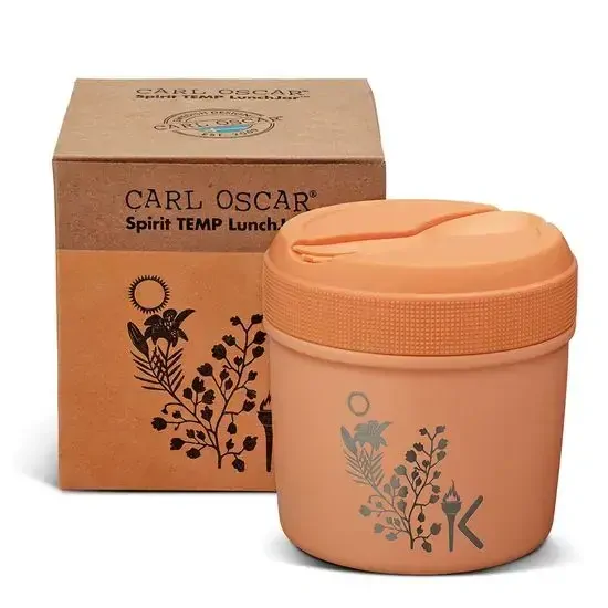 Carl Oscar Termoska na jídlo TEMP LunchJar Spirit 0,5 l - Orange/Energy