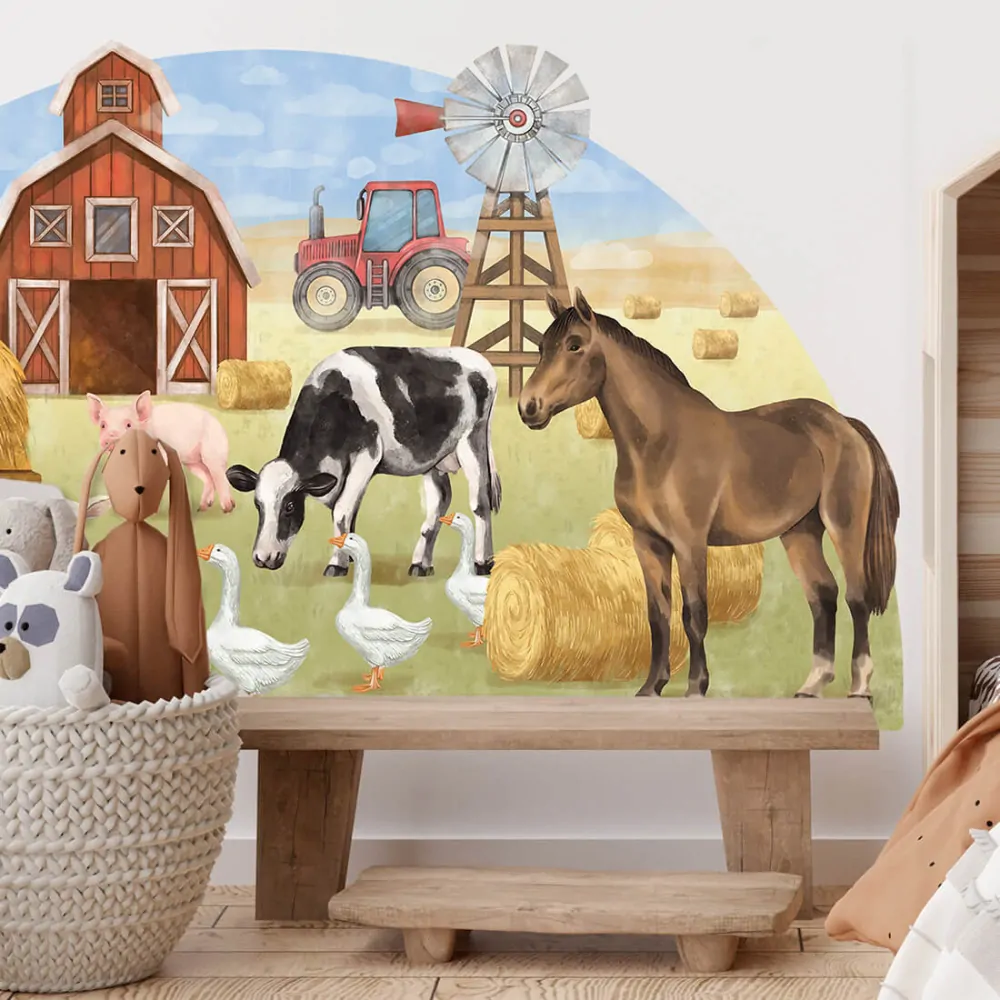 Samolepka na zeď - Farma 149 x 80 cm