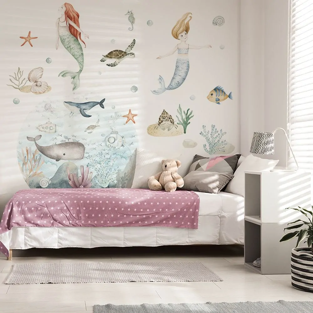 Samolepka na zeď - Krása oceánu, vel. XL (140x114 cm)