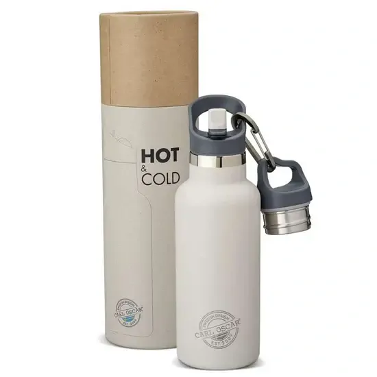 Carl Oscar Nerezová termoska TEMPflask 0,5 L - Grey