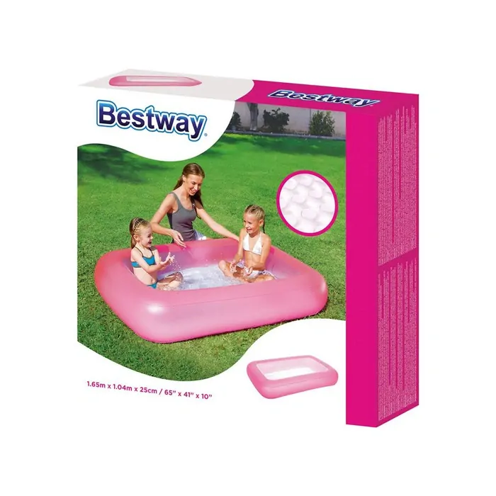 Bestway - Aquababes 165x104x25 cm, růžový