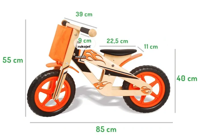 EcoToys - Dřevěné odrážedlo
