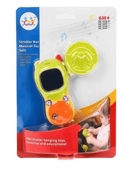 Huile Toys interaktivní chrastítko, telefon se zrcátkem, melodiemi