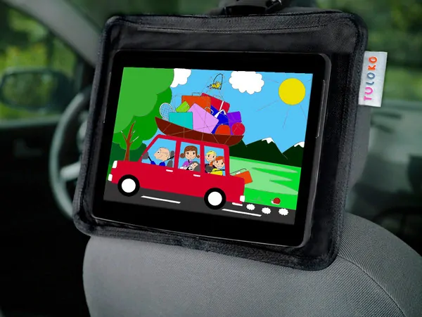 TULOKO Cestovní držák na tablet - tmavě šedý