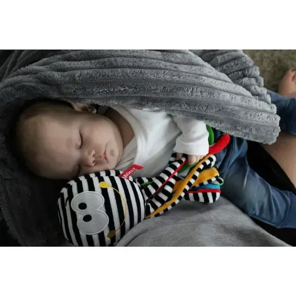 Mom´s Care Chobotnička s rolničkou - pruhovaná