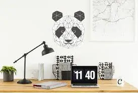 Samolepky na zeď - Panda a zajíc