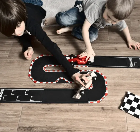 ToddleRoad - Doplňkové 2x rovné dílky Racing