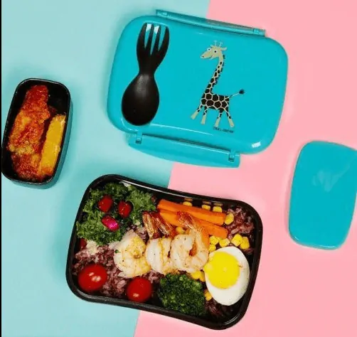 Carl Oscar Svačinový box N´ice Box s chladicí části - Turquoise