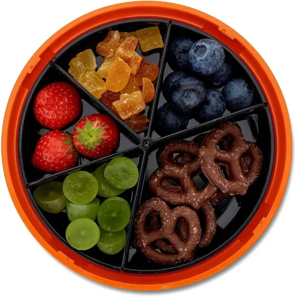 Carl Oscar Svačinový box Snack Disc - Orange