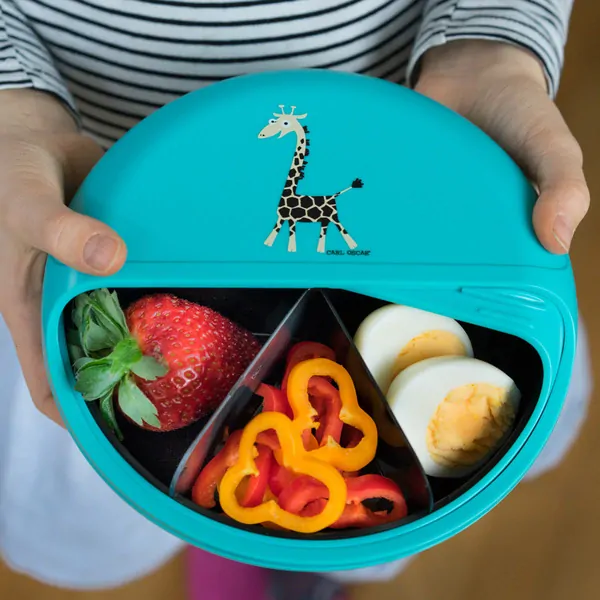Carl Oscar Svačinový box Bento Disc - Turquoise