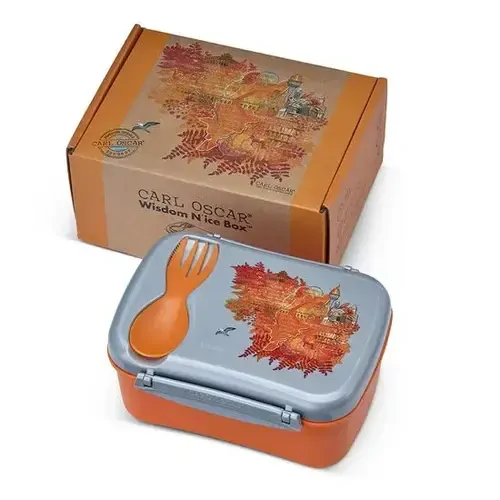 Carl Oscar Svačinový box N´ice box s chladicí části - Fire