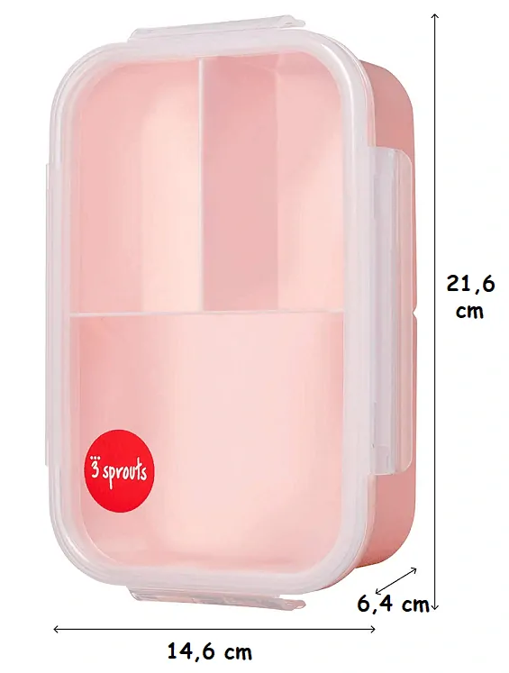 3 Sprouts Svačinový box - Jelen