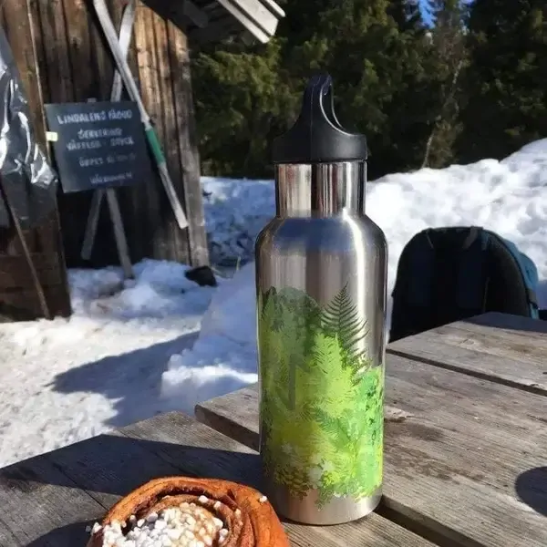 Carl Oscar Nerezová termoska Wisdom TEMPflask 0,5 L - Nature