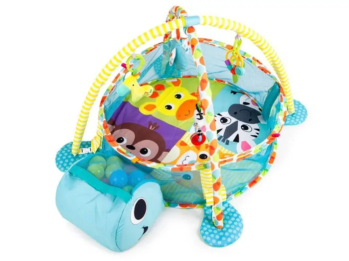Eco Toys Hrací ohrádka s míčky - Želvička modrá