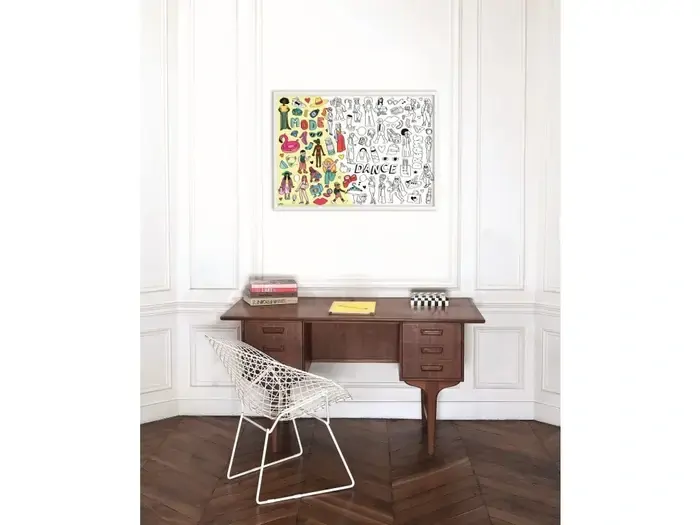 OMY Velký vybarvovací plakát, omalovánka - Stylist 70 x 100 cm