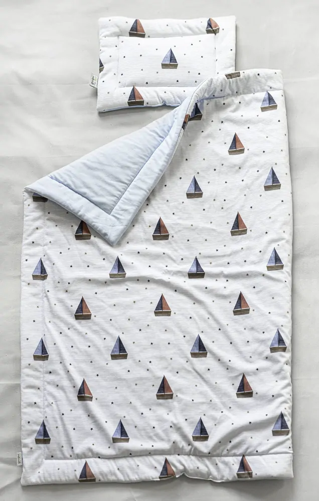 Sada přikrývky a polštáře Gugu the Hero - Little Sailor