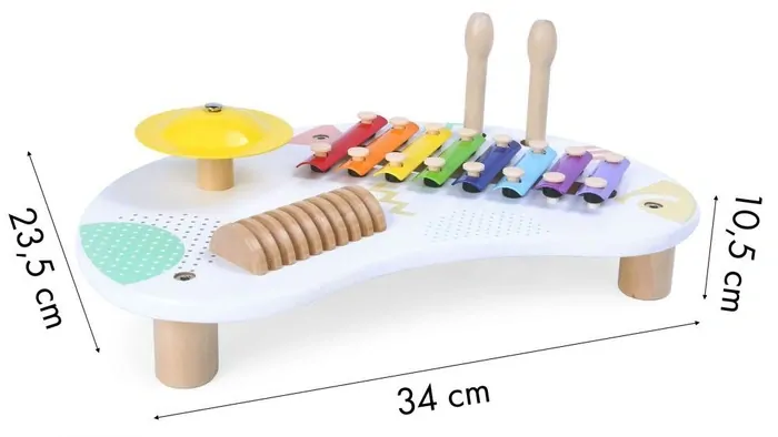 Dřevěný hudební stůl Ecotoys