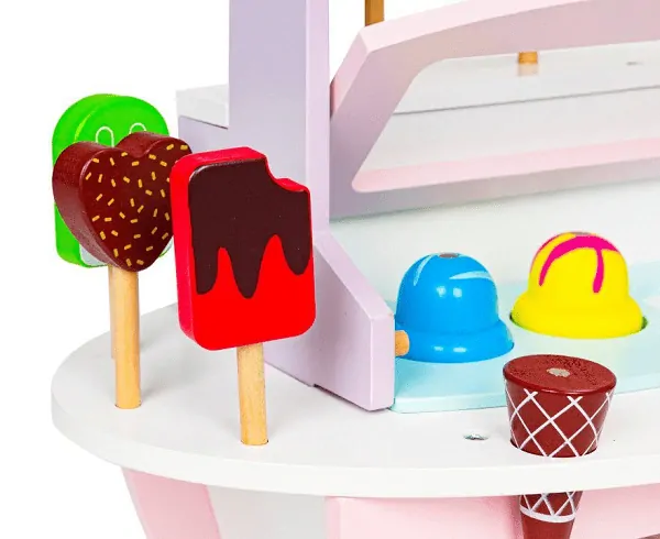 Eco Toys Didaktické chodítko - Zmrzlinový stánek