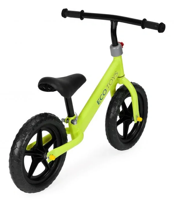 Eco Toys Dětské odrážedlo s nastavitelnou výškou sedadla - zelené