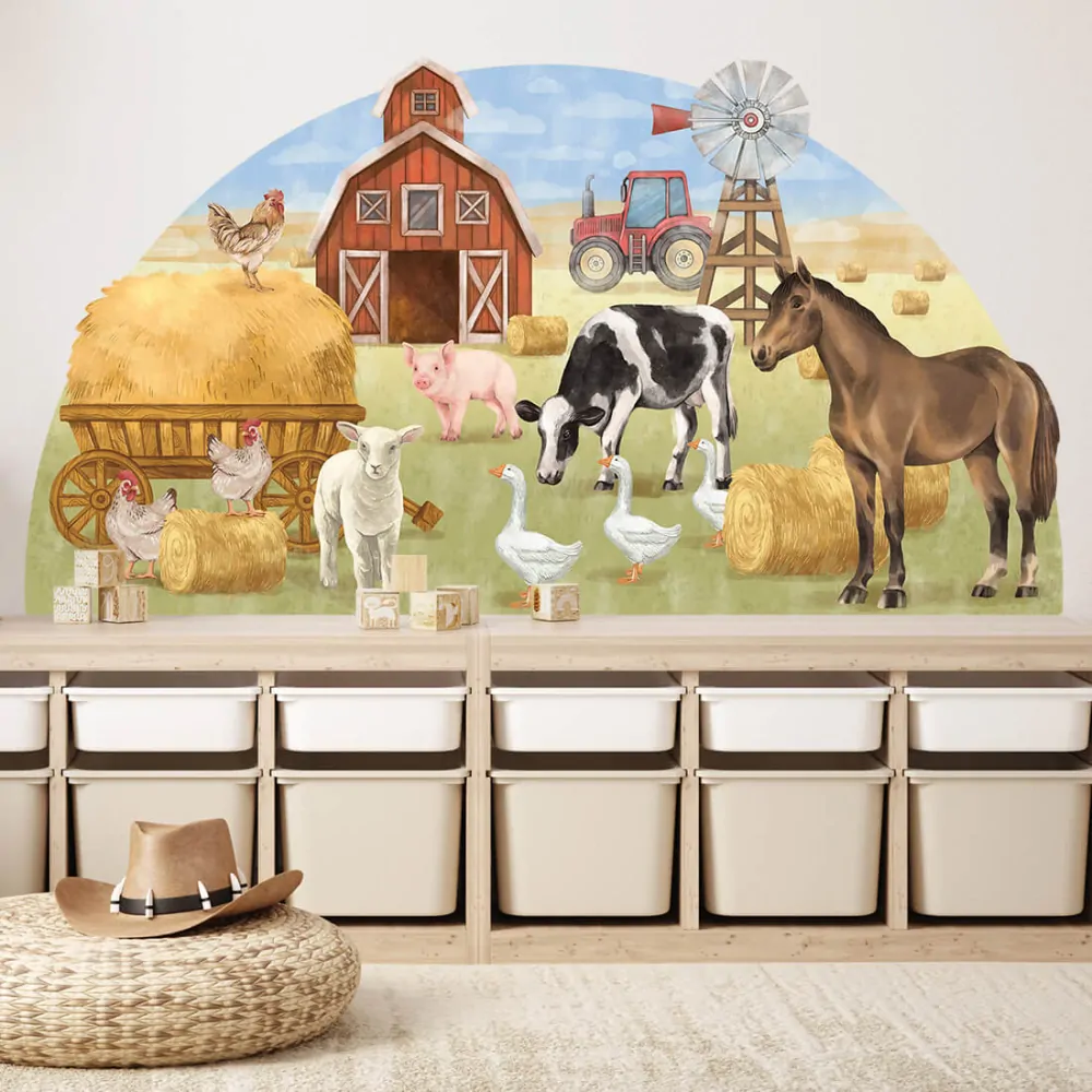 Samolepka na zeď - Farma 149 x 80 cm
