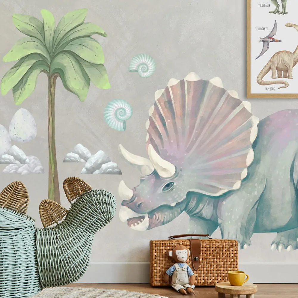 Samolepka na zeď - Triceratops XXL