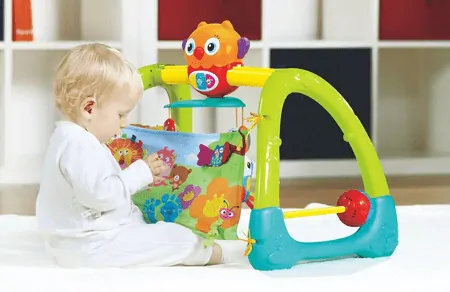 Huile Toys Hrací panel se sovičkou 5v1