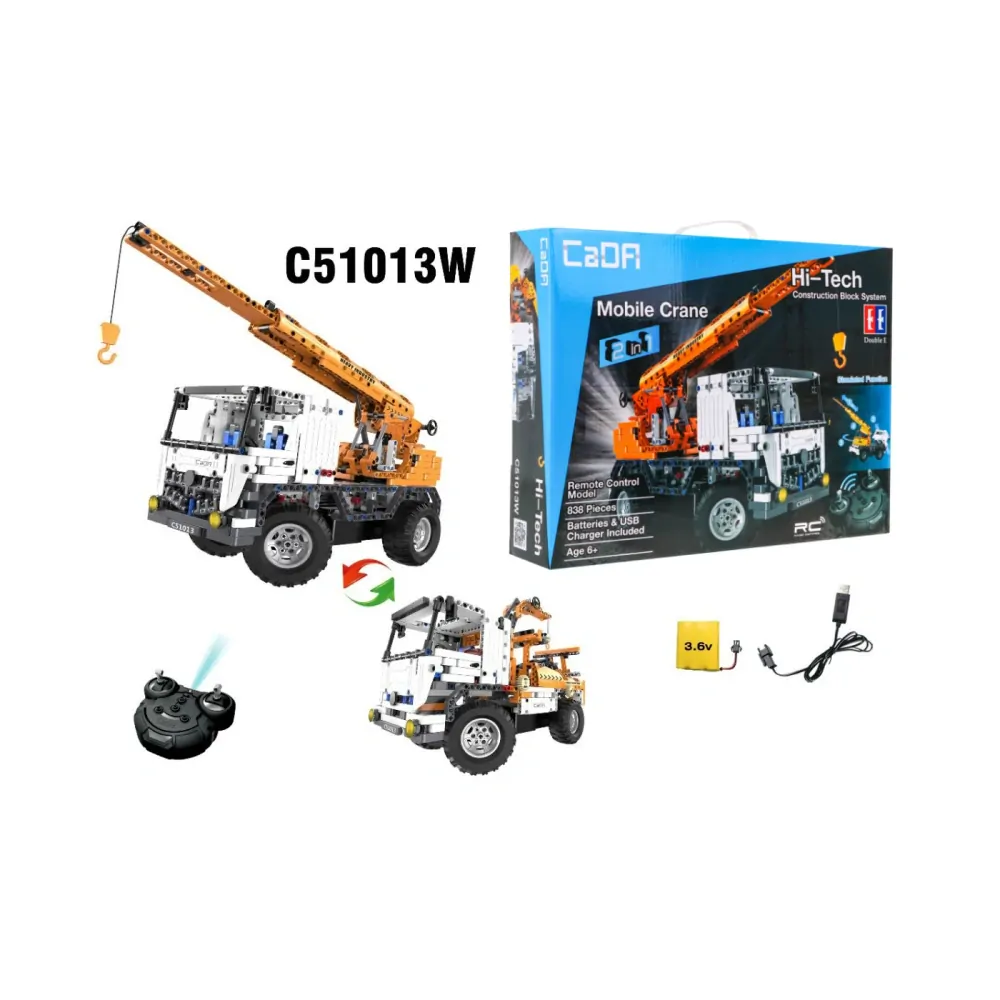 Stavebnice Technic na ovládání - Jeřáb 838 ks