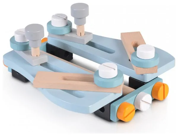 Multifunkční dřevěný pracovní stůl pro nejmenší EcoToys new color