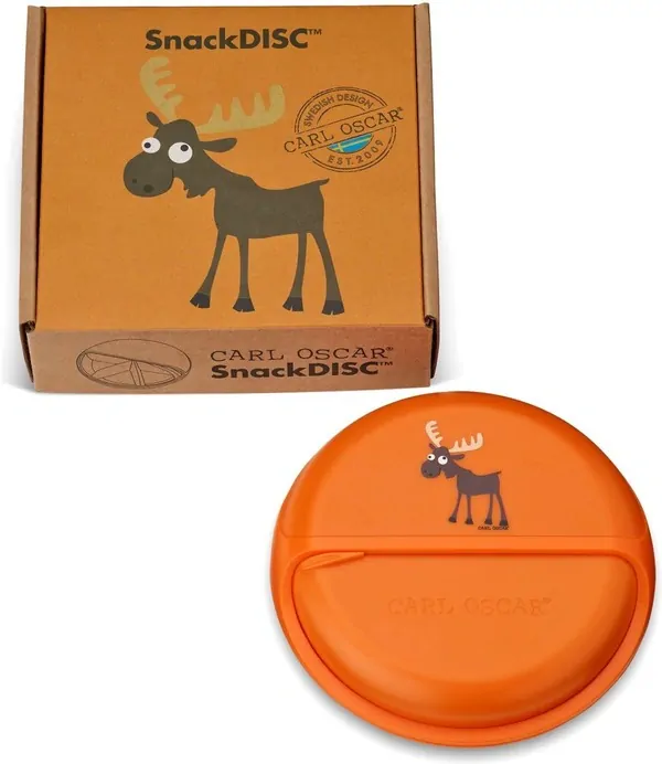 Carl Oscar Svačinový box Snack Disc - Orange