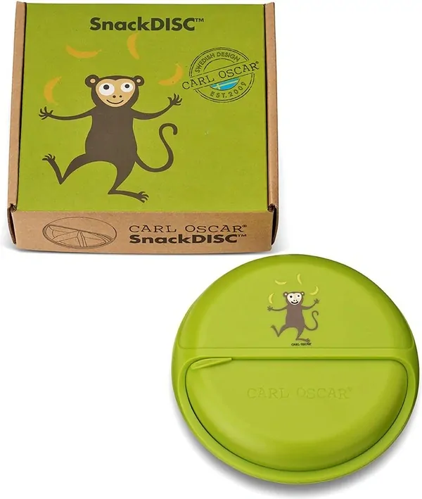 Carl Oscar Svačinový box Snack Disc - Lime