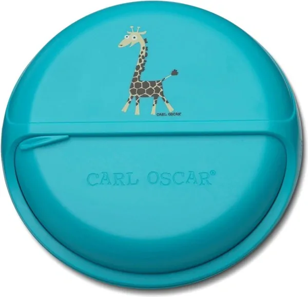 Carl Oscar Svačinový box Snack Disc - Turquoise