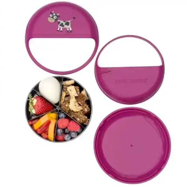 Carl Oscar Svačinový box Bento Disc - Purple