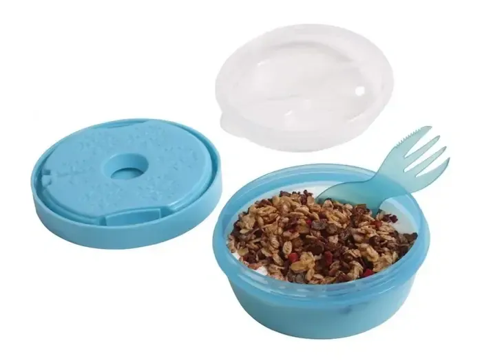 Carl Oscar Svačinový box N'ice Cup s chladící části - Turquoise