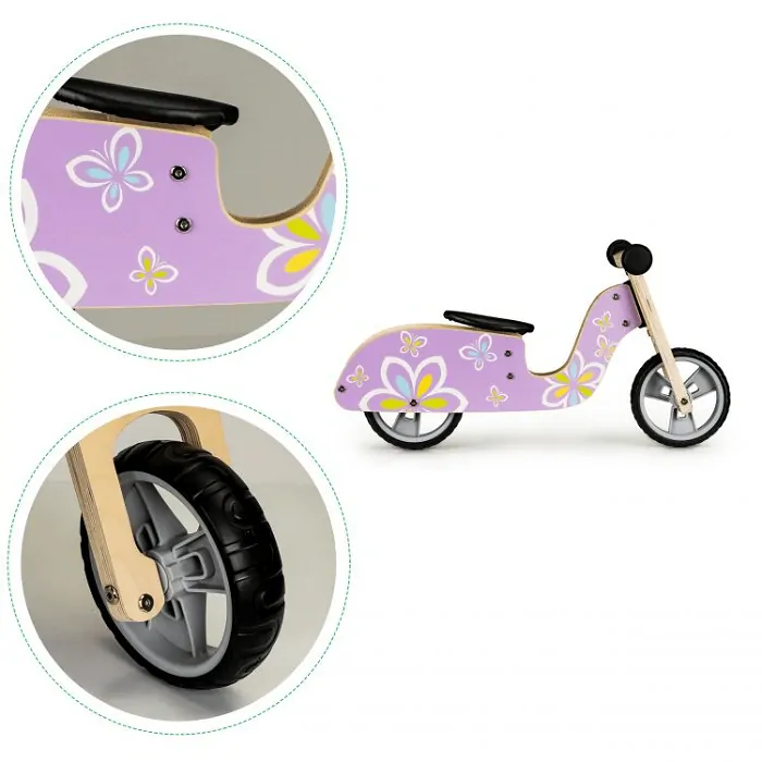 EcoToys - Dřevěné odrážedlo Butterfly