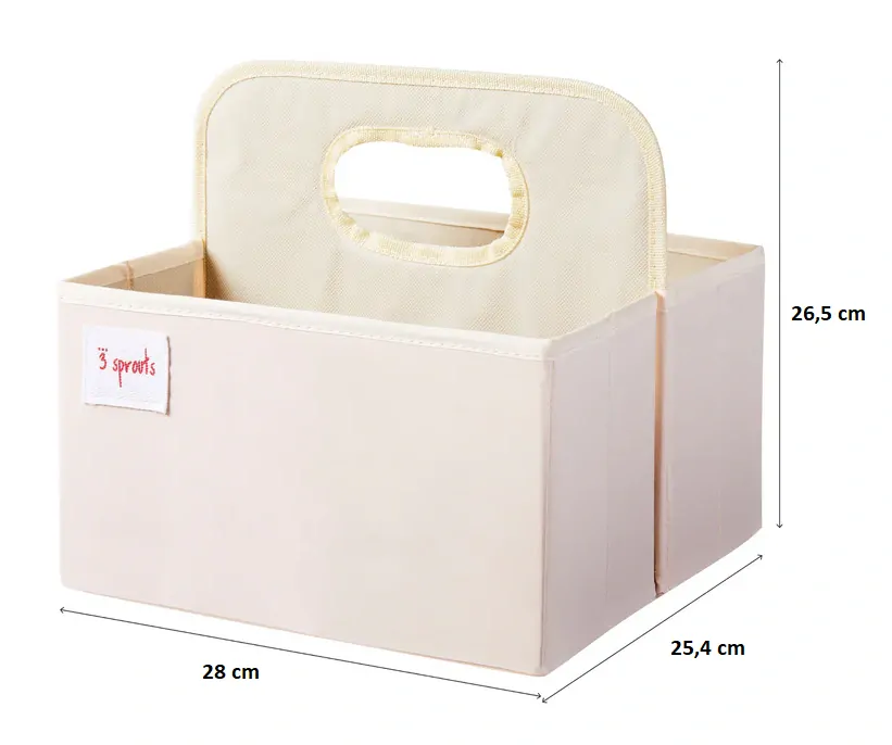 3 Sprouts Organizér na pleny Medvěd
