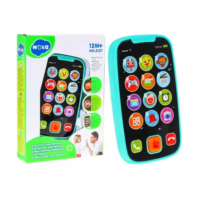 Hola - Interaktivní telefon pro nejmenší - modrý