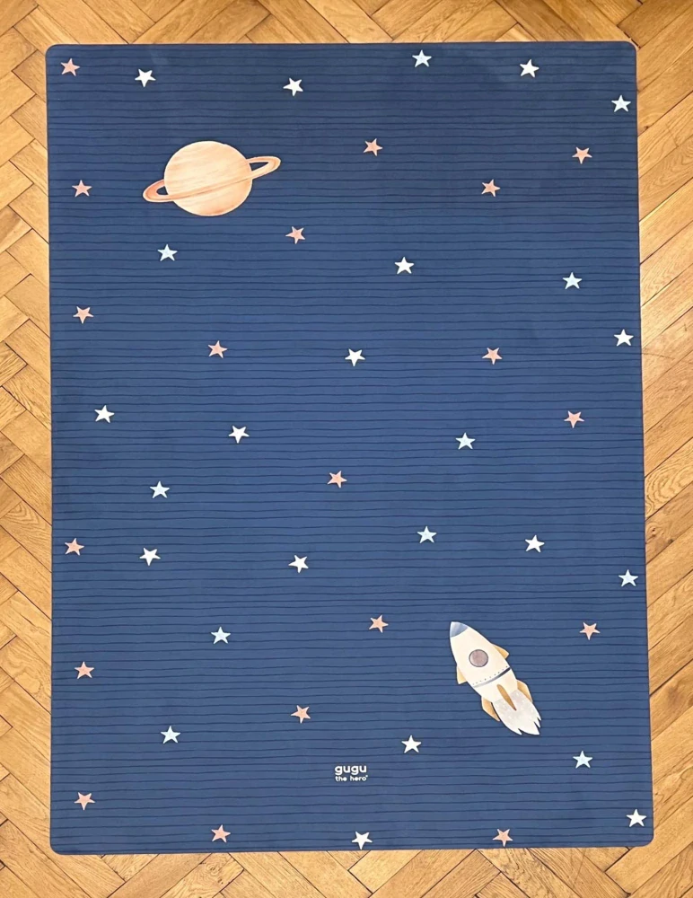 Gugu the Hero Kaučuková hrací podložka - Nighty Space BIG