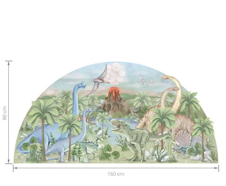 Samolepka na zeď - Svět dinosaurů