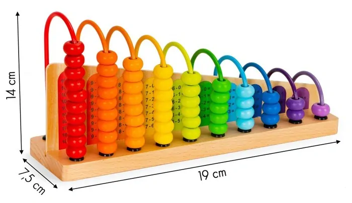 Dřevěné počítadlo Ecotoys