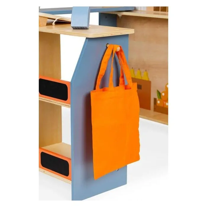 Velký dřevěný supermarket Ecotoys