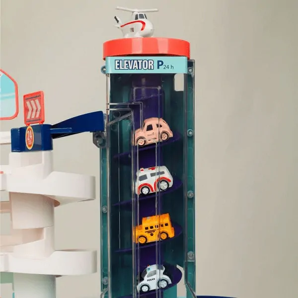 Parkovací garáž s elektrickým výtahem - Ecotoys