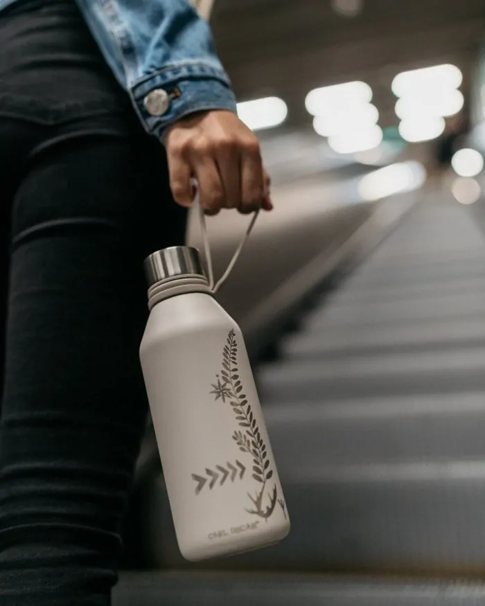 Carl Oscar Nerezová termoska Spirit TEMPflask 0,5 L - Grey/Power