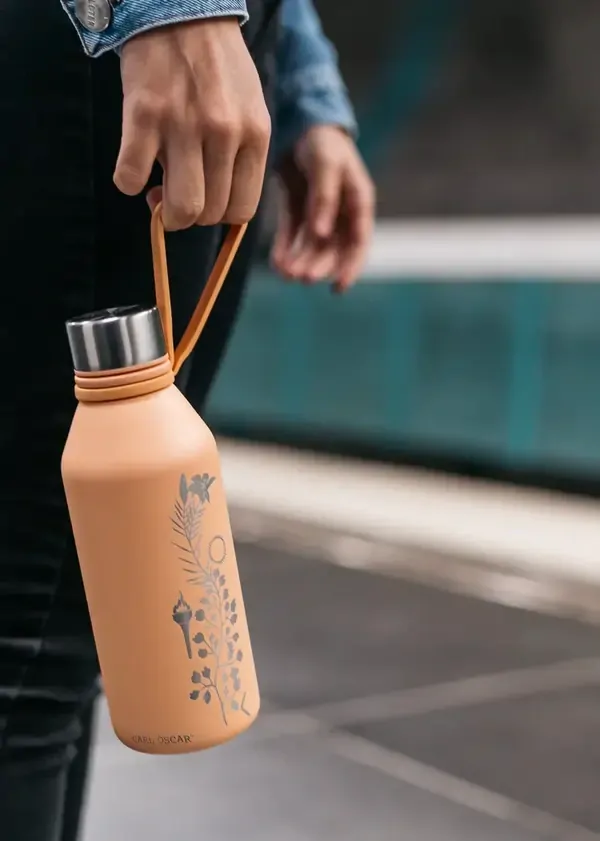 Carl Oscar Nerezová termoska Spirit TEMPflask 0,5 L - Orange/Energy