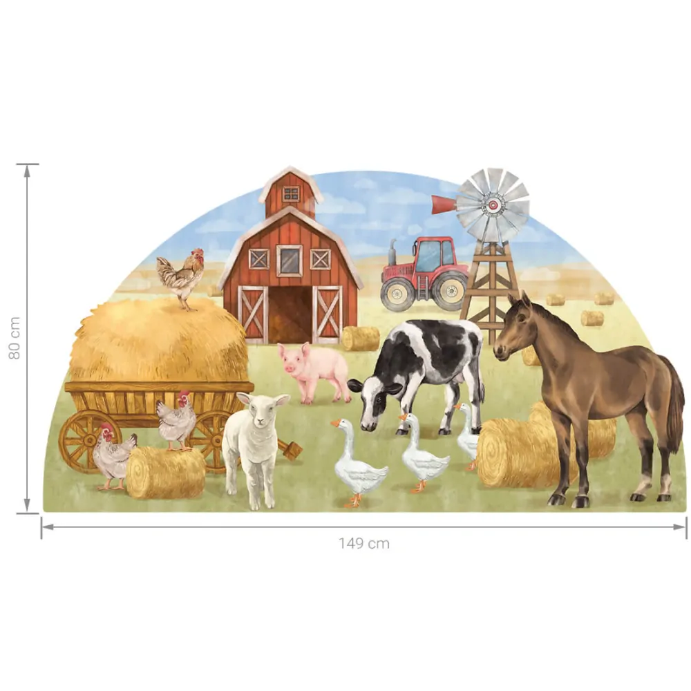 Samolepka na zeď - Farma 149 x 80 cm