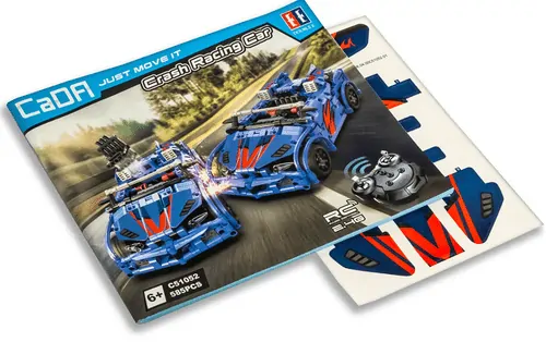 Stavebnice CADA Technic na ovládání - Crush Racing Car - 585 ks