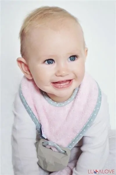 Lullalove SupeRRO baby Hevea set- 3x bryndák a kousátko 2v1, růžová